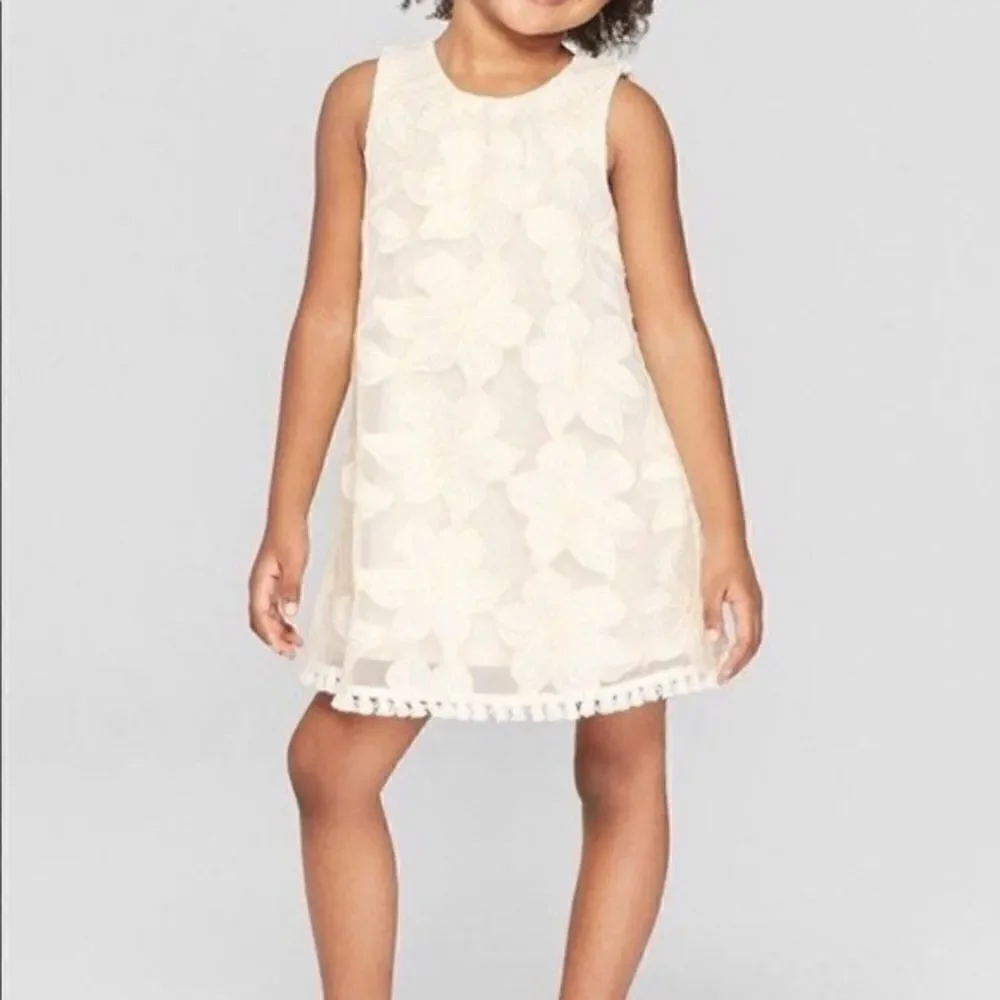 2/$20 Osh kosh Genuine Kids toddler floral fringe dress